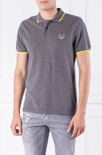 Polo tiger crest | K fit | pique Kenzo charcoal