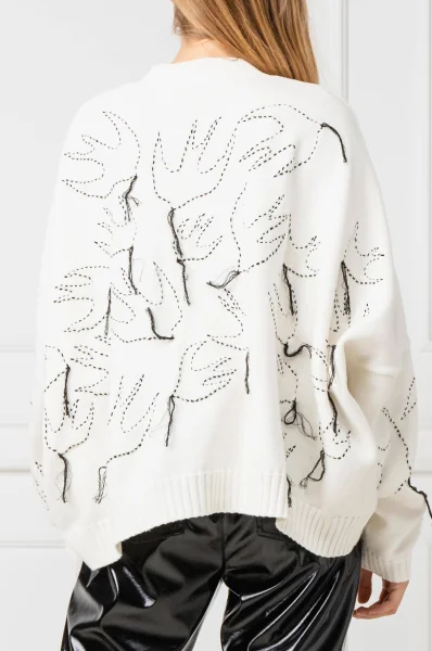 Sweter | Loose fit McQ Alexander McQueen biały