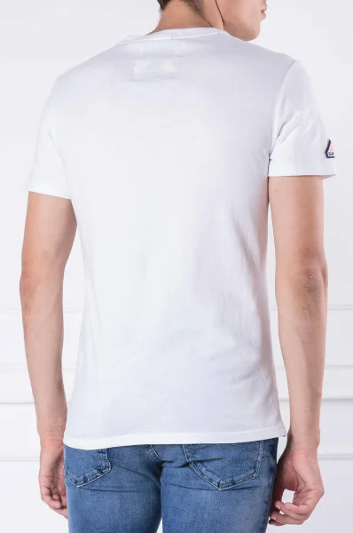T-shirt ICARUS | Slim Fit Superdry biały