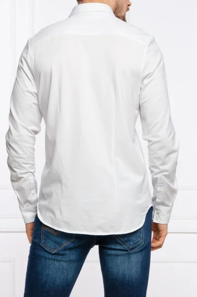 Koszula SUNSET | Slim Fit | pique GUESS biały