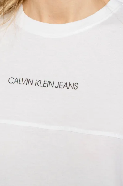 футболка | cropped fit CALVIN KLEIN JEANS білий