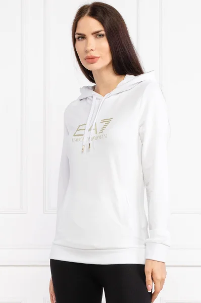 Bluza | Regular Fit EA7 biały