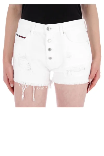 Shorts hotpant | Regular Fit | mid waist Tommy Jeans white