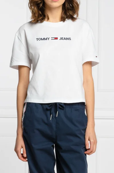 T-shirt | Loose fit Tommy Jeans biały