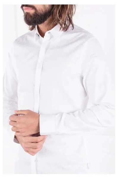 Koszula | Slim Fit Armani Exchange biały