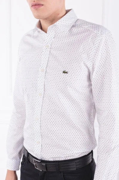 Koszula | Slim Fit Lacoste biały