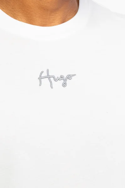 T-shirt | Regular Fit HUGO biały
