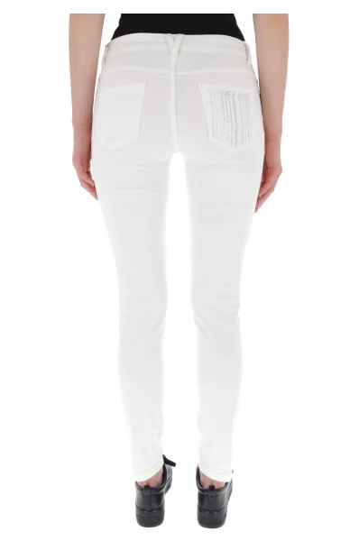 Jeansy Skinny | Slim Fit Versace Jeans biały