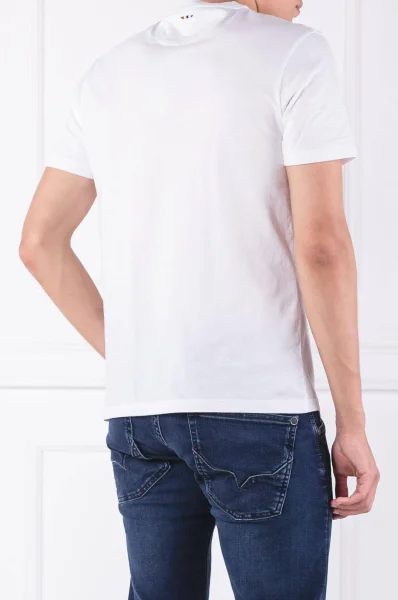 T-shirt SADRIN | Regular Fit Napapijri white