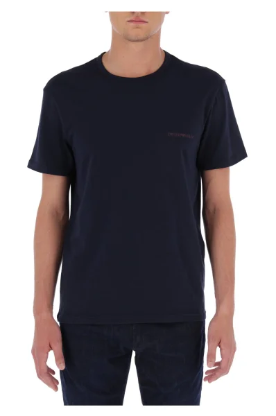 T-shirt 2-PACK | Regular Fit Emporio Armani biały
