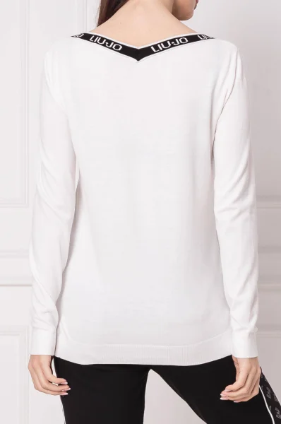 Sweter | Regular Fit Liu Jo Sport biały