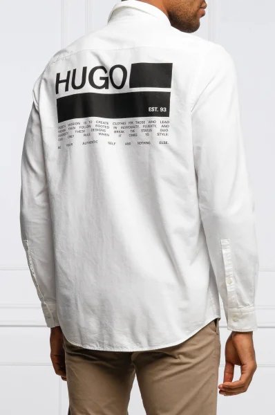 Shirt Emero | Straight fit HUGO white