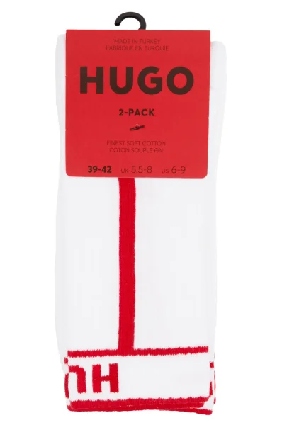 Socks 2-pack Hugo Bodywear white