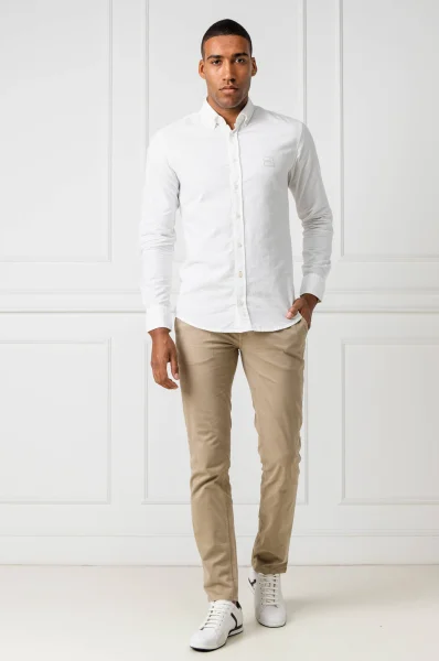 Shirt Mabsoot | Slim Fit BOSS ORANGE white