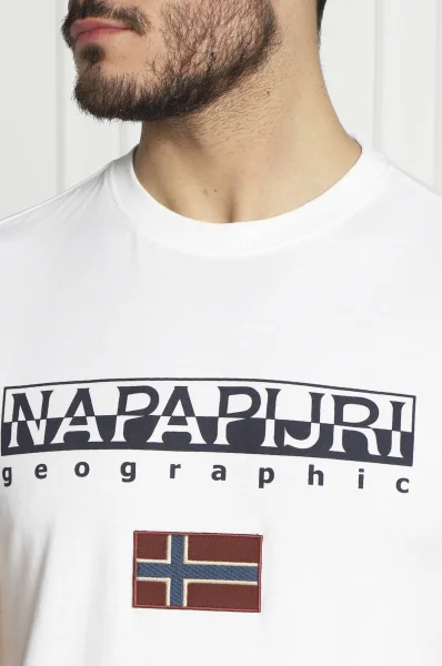 футболка s-ayas | regular fit Napapijri білий