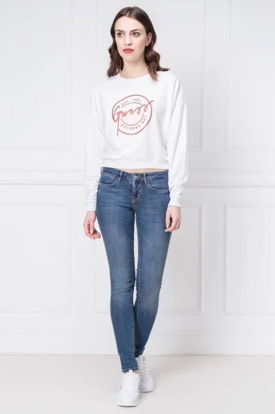 Sweatshirt Original | Regular Fit GUESS white