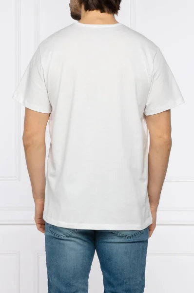 T-shirt 2-pack RN 2P | Relaxed fit BOSS BLACK biały