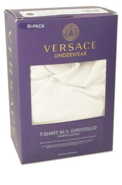 Longsleeve | Slim Fit Versace white