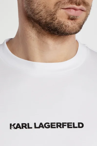 T-shirt | Regular Fit | stretch Karl Lagerfeld biały