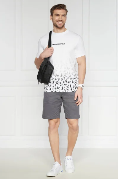 T-shirt | Regular Fit | stretch Karl Lagerfeld biały