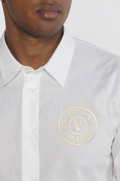 Shirt | Regular Fit Versace Jeans Couture | White | Gomez.pl/en