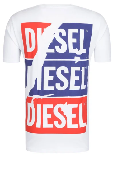 T-shirt t-just zc | Regular Fit Diesel biały