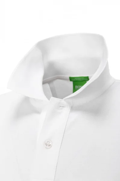 Polo C-Firenze/Logo BOSS GREEN biały