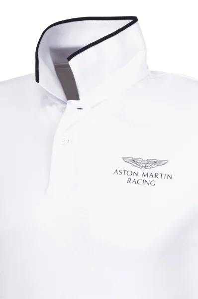 Polo Aston Martin Racing | Slim Fit Hackett London biały