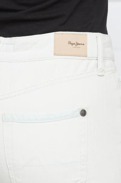 шорти mable | regular fit Pepe Jeans London білий