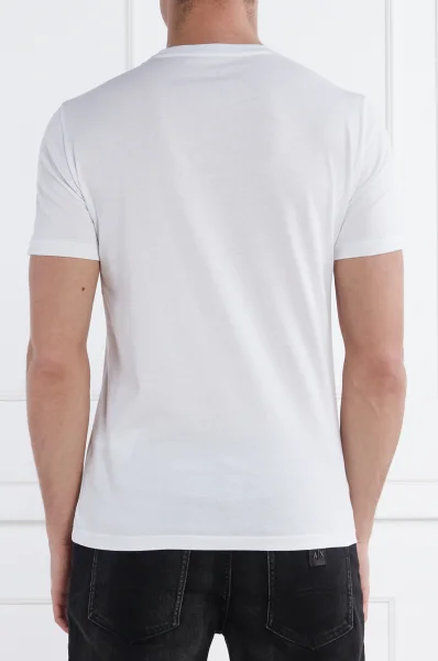 T-shirt | Slim Fit Armani Exchange biały