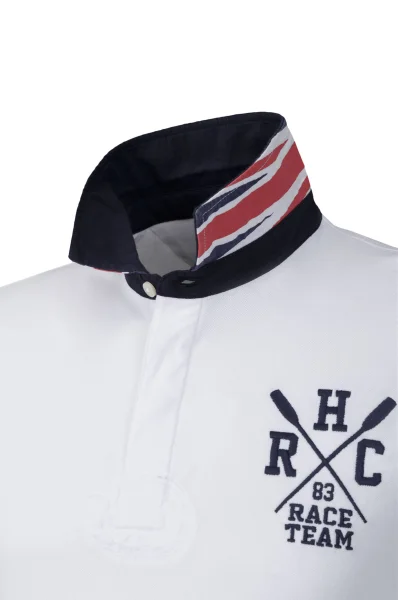Polo | Classic fit | pique Hackett London biały