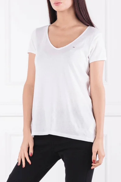 Blouse TJW SOFT JERSEY | Regular Fit Tommy Jeans white