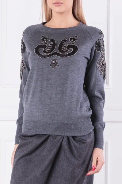 Sweater Bouganville | Regular Fit Pinko gray