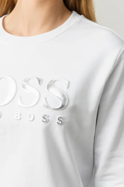 Sweatshirt Talaboss | Regular Fit BOSS ORANGE white