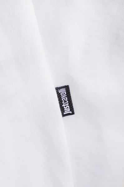 T-shirt | Slim Fit Just Cavalli biały