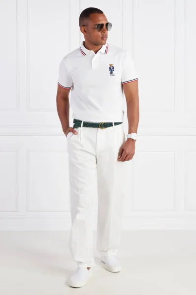 Polo | Custom slim fit POLO RALPH LAUREN biały