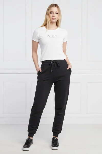T-shirt New Virginia | Slim Fit Pepe Jeans London biały