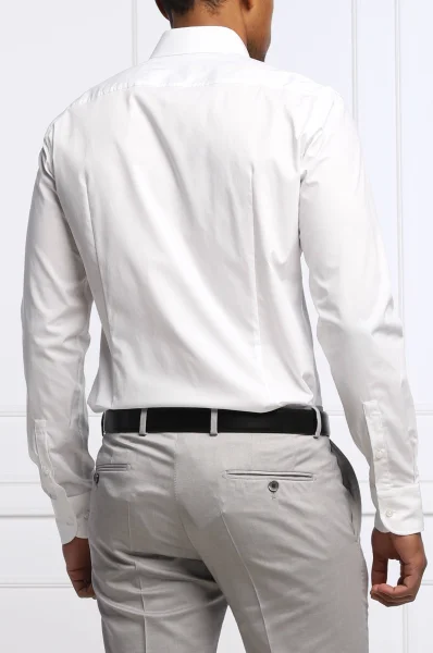 Koszula H-HANK-kent-C1-214 | Slim Fit BOSS BLACK biały