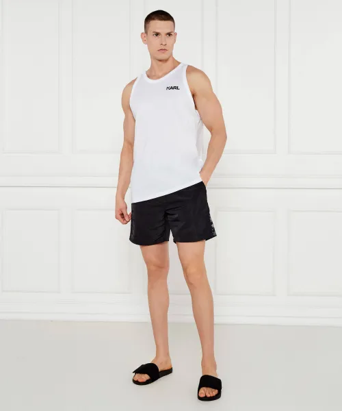 Tank top | Regular Fit Karl Lagerfeld biały