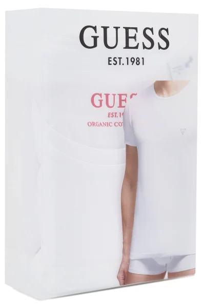 T-shirt CALEB HERO | Slim Fit | stretch Guess Underwear biały