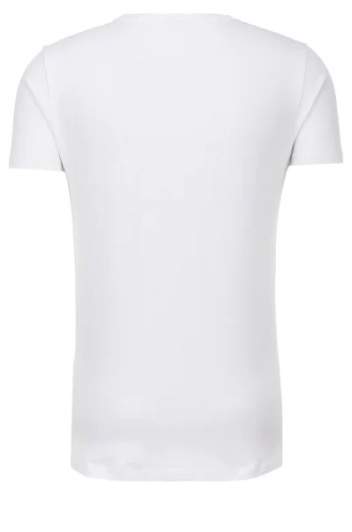 T-shirt Crew Calvin Klein Swimwear biały