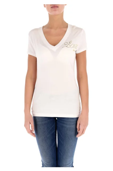 Blouse | Slim Fit Love Moschino white