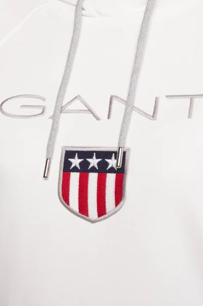 худі shield | regular fit Gant білий