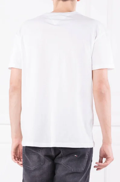 T-shirt TJM SPLIT GRAPHIC | Relaxed fit Tommy Jeans biały