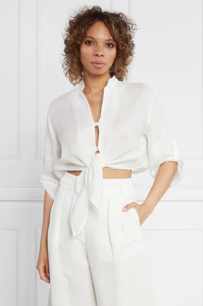 Linen shirt | Regular Fit Liviana Conti white