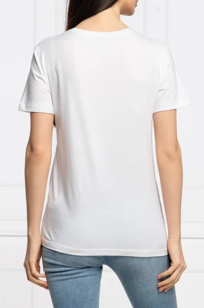 T-shirt LOGO TEE | Regular Fit DKNY biały