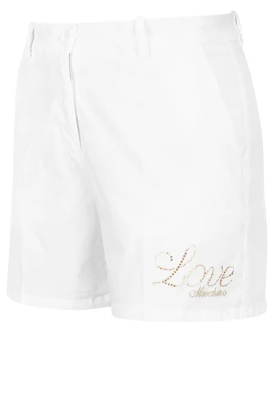 Shorts | Slim Fit Love Moschino white