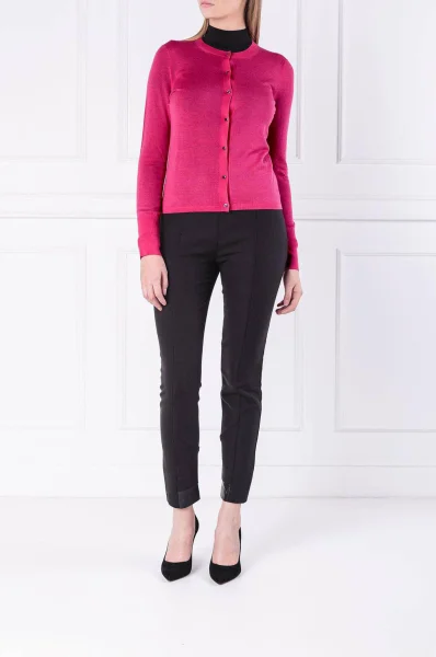 Wełniany sweter Filomeni | Regular Fit BOSS BLACK różowy