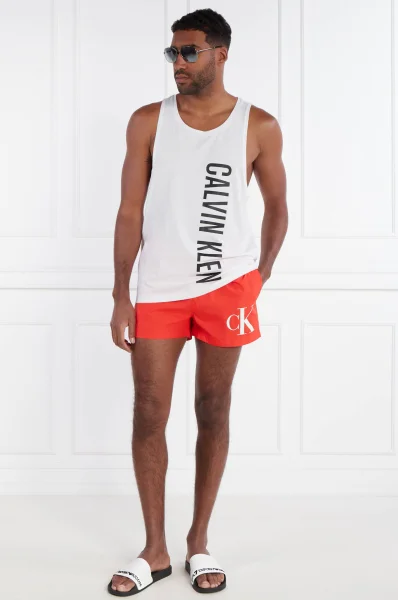 Tank top | Regular Fit Calvin Klein Swimwear biały