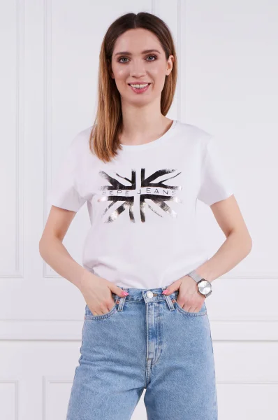T-shirt LALI Jeans | Regular London Pepe Fit White 